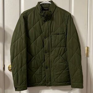 J. Crew Quilted Sussex Jacket Size S Green